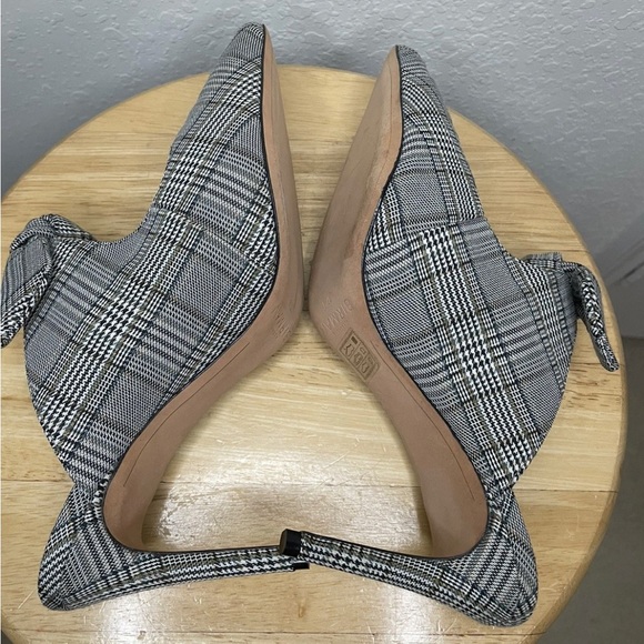 Alexandre Birman Women's Gray Plaid Mules Heels Size 7.5 - Picture 5 of 9